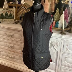 Tommy Hilfiger Black Quilted Vest